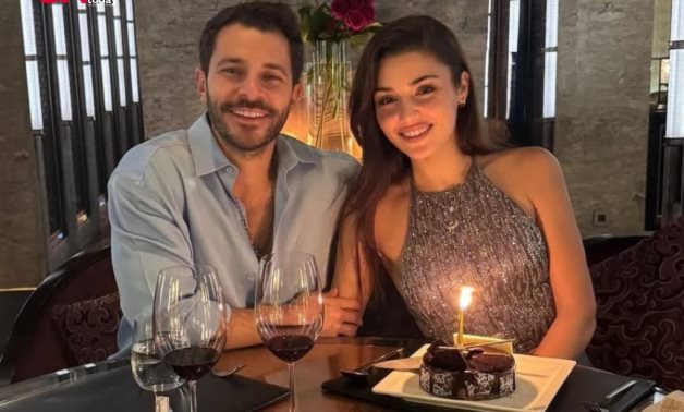 Hande Erçel celebrating her birthday in Egypt accompanied by her partner, Turkish businessman Hakan Sabancı.