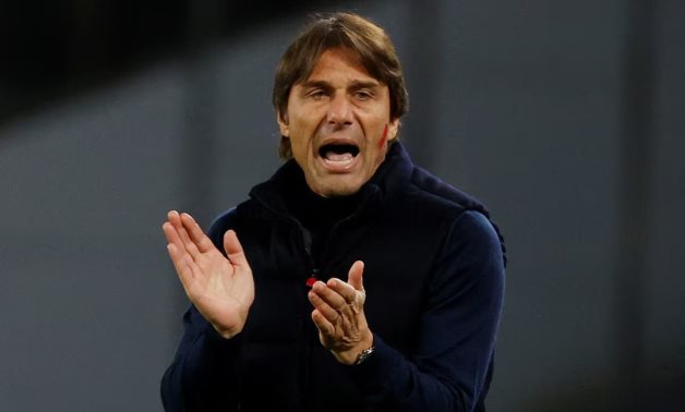 Napoli coach Antonio Conte reacts REUTERS/Ciro De Luca/File Photo 