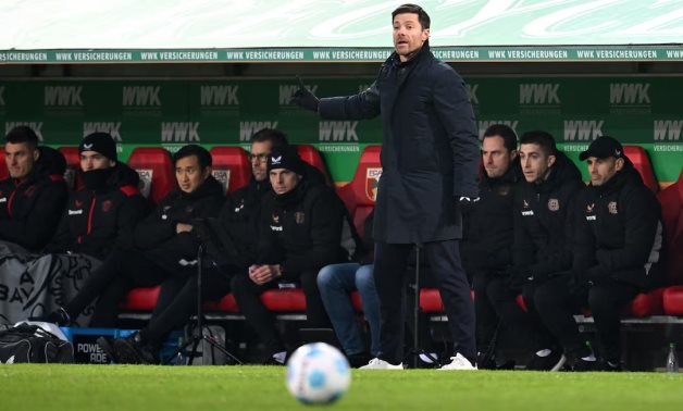 Bayer Leverkusen coach Xabi Alonso reacts REUTERS/Angelika Warmuth/File Photo 