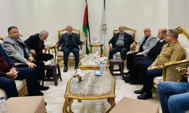 Delegations from the leaders of the Islamic Resistance Movement Hamas, the Islamic Jihad Movement and the Popular Front for the Liberation of Palestine met in Cairo last Friday evening