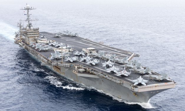 A photo of the USS Harry S. Truman aircraft carrier - FILE/CENTCOM