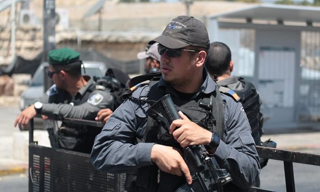 A file photo of Israeli police officers in Jerusalem