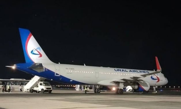 A Russian Ural Airlines plane makes a safe emergency landing at the Sharm El-Sheikh International Airport, January 3, 2025 - Civil Aviation Ministry