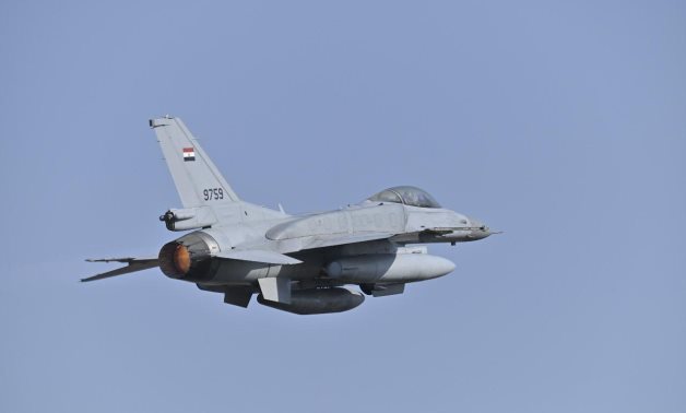 A file photo of an Egyptian fighter jet during the joint air training exercise "Indus Shield 2024" in Pakistan, October 2024 - Egyptian Armed Forces' spox