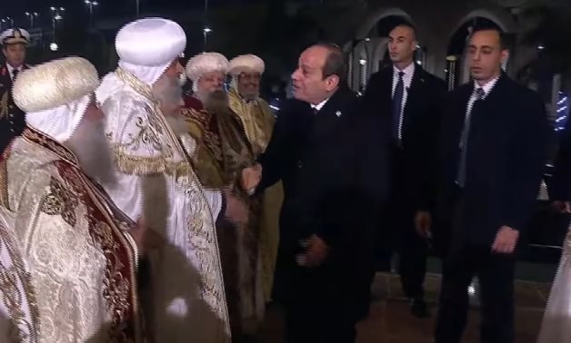 President El-Sisi Attends Coptic Christmas Celebration 2025