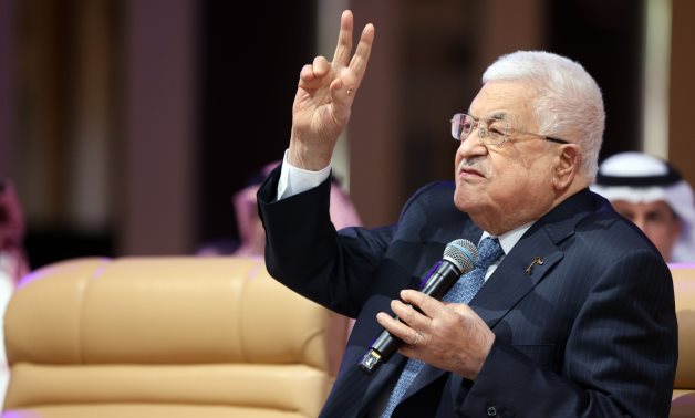 FILE - Palestinian President Mahmoud Abbas