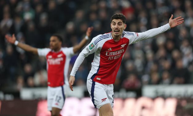 Arsenal's Kai Havertz reacts Action Images via Reuters/Lee Smith/ File Photo 