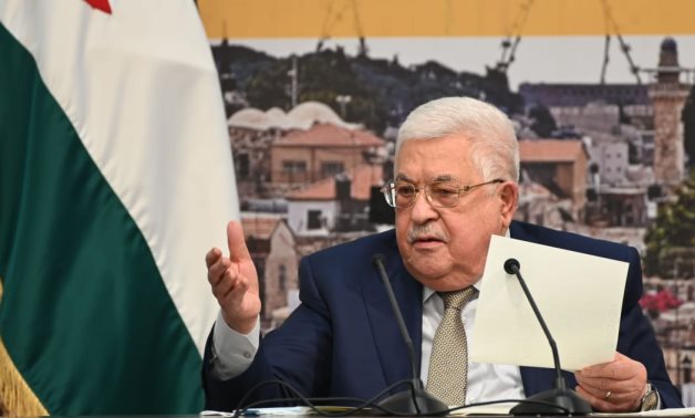 FILE - Palestinian President Mahmoud Abbas