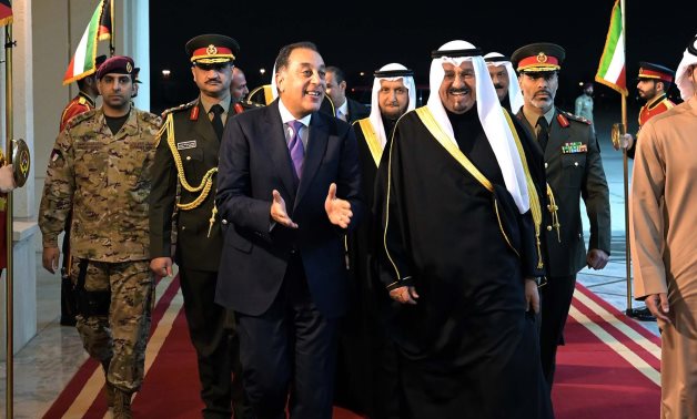 Egyptian Prime Minister Mostafa Madbouly arrives at Kuwait International Airport, 22 February 2025 - Cabinet