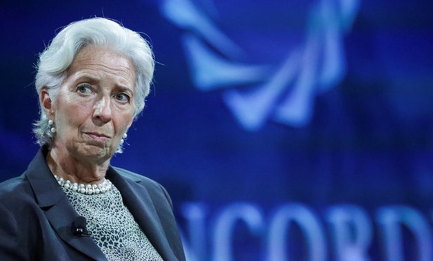 Christine Lagarde, Managing Director of the IMF, listens a question during the Concordia Summit in Manhattan, New York, U.S., September 19, 2017. REUTERS/Jeenah Moon