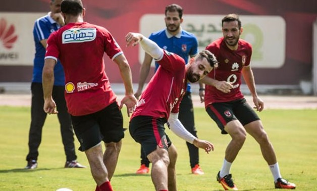 Al Ahly training – Press image courtesy file photo