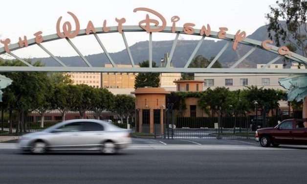 The signage at the main gate of The Walt Disney Co. is pictured in Burbank, California, May 7, 2012. REUTERS/Fred Prouser
