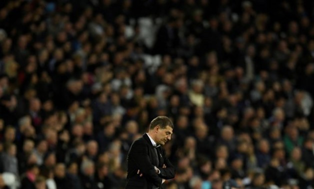 West Ham United manager Slaven Bilic looks dejected Action Images via Reuters