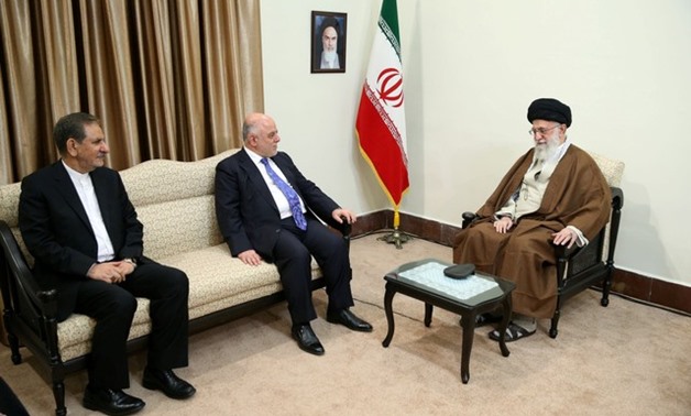 Iran's Supreme Leader Ayatollah Ali Khamenei meets with Iraqi Prime Minister Haider Al-Abadi in Tehran - REUTERS