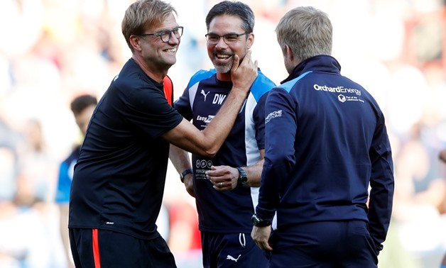 Jurgen Klopp jokes with Wagner, Reuters