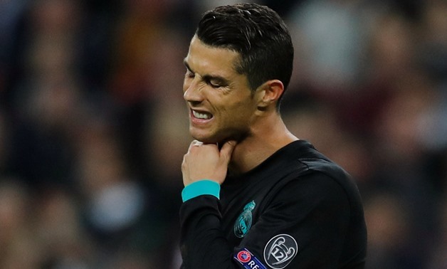 Wembley Stadium, London, Britain - November 1, 2017 Real Madrid’s Cristiano Ronaldo looks dejected after the match REUTERS/Eddie Keogh