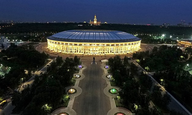 Luznhiki Stadium from outside - press courtesy