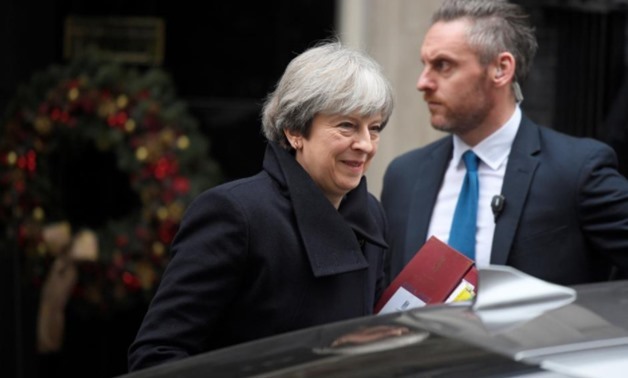 Britain's Prime Minister Theresa May leaves 10 Downing Street, London, December 6, 2017 - REUTERS/Toby Melville
