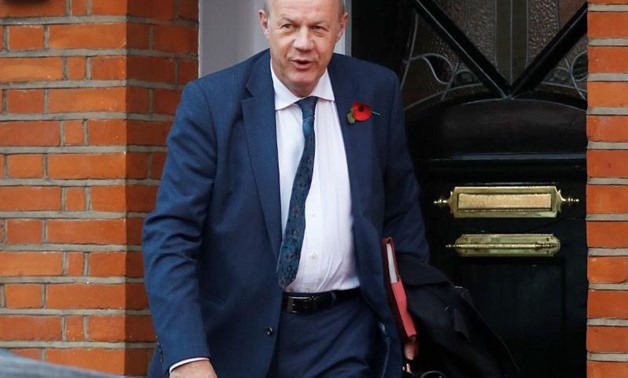 Damian Green, Britain's Prime Minister Theresa May's deputy, leaves his home in London, November 6, 2017. REUTERS/Peter Nicholls