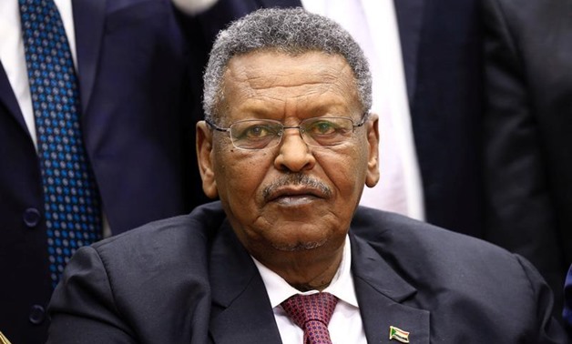 Sudan's prime minister and first vice president Bakri Hassan Saleh looks on during group photos with Minsters at Council of Minsters in Khartoum, Sudan March 2, 2017. REUTERS/Mohamed Nureldin Abdallah