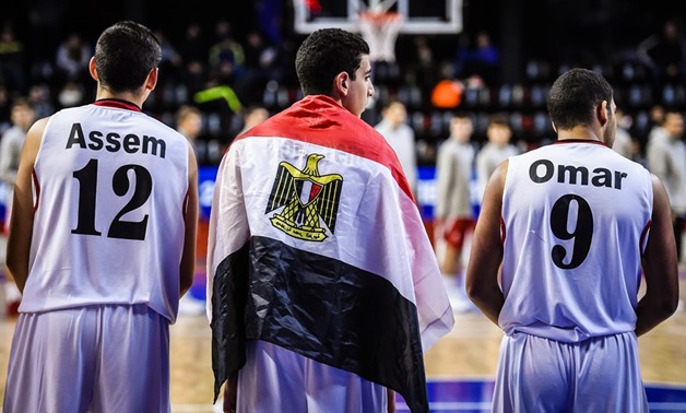 File- Egypt Basketball team after losing the game