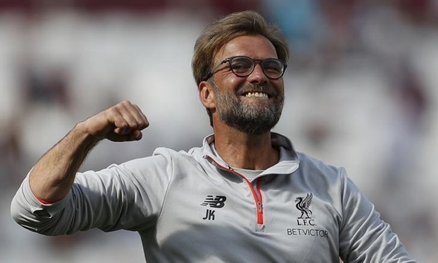 Britain Soccer Football - West Ham United v Liverpool - Premier League - London Stadium - 14/5/17 Liverpool manager Juergen Klopp celebrates after the match Reuters / Peter Nicholls Livepic 