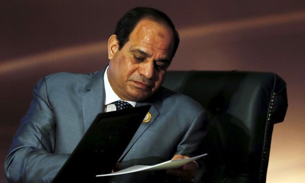 President Abdel Fatah al-Sisi - File photo
