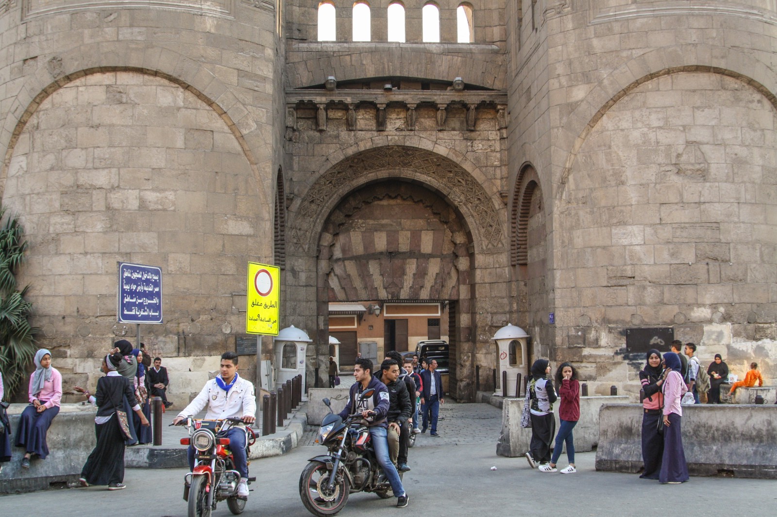 Bab al-Fotouh (Gate of the Conquests), one of the surviving gates on the old city walls. Credit Enas El Masry