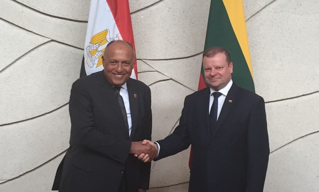 Fm Shoukry Delivers Letter From Sisi To Lithuanian President Egypttoday