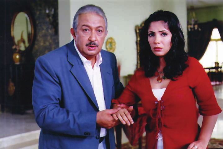 With Mona Zaki in Dam El-Ghazal (Gazelle Blood)
