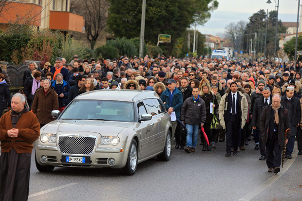 Giulio Regeni's funeral.