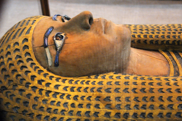 The funerary mask of Queen Hatshepsut.