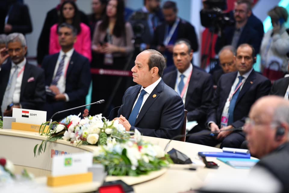 President Sisi takes part in the BRICS Summit in Kazan, alongside leaders of Russia, India, China, South Africa, Ethiopia, Iran, and the UAE - Egyptian Presidency2