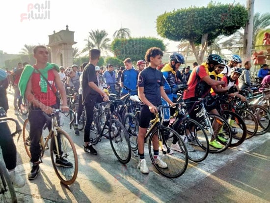 A photo for Cairo Cycling Marathon festivities on 1 Nov. 2024 - ET 3