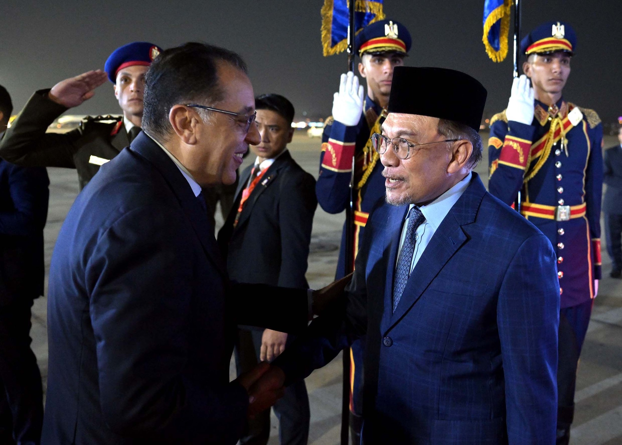 Egypt and Malaysia PMs