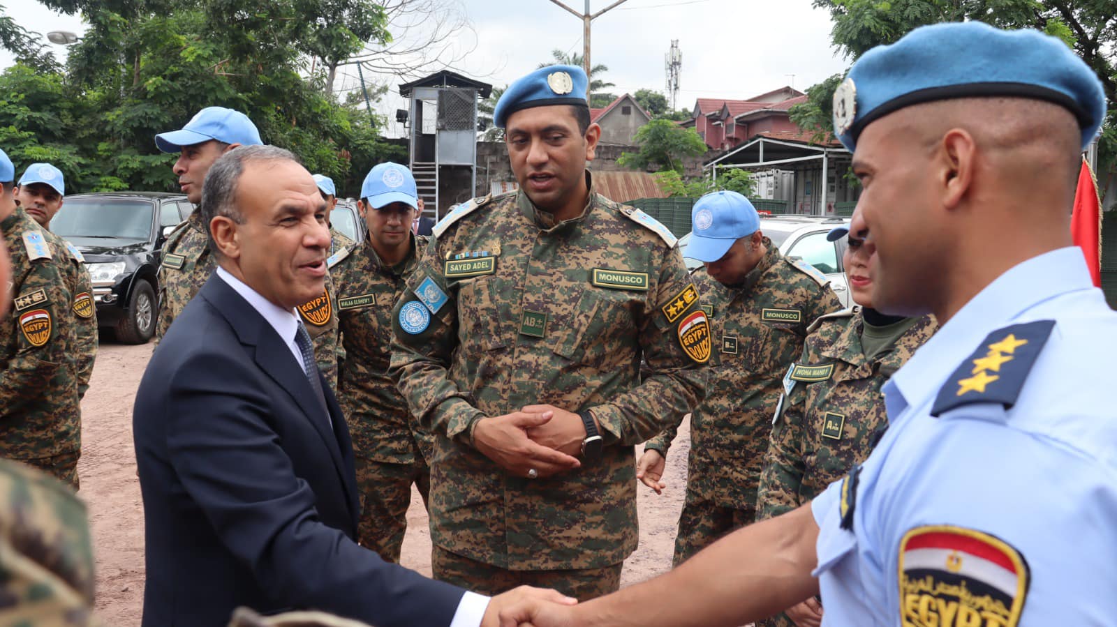 FM Abdelatty visits Egyptian police battalion contributing to peacekeeping missions in DR Congo 2