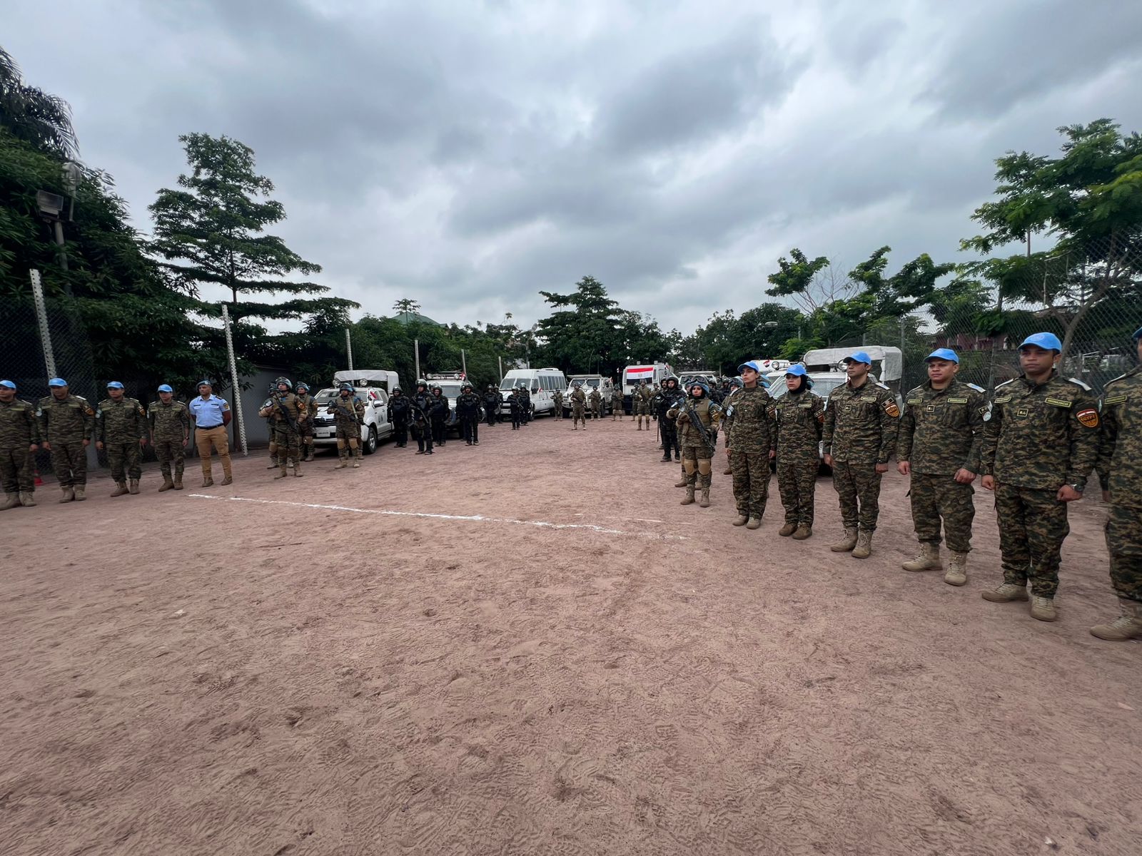 FM Abdelatty visits Egyptian police battalion contributing to peacekeeping missions in DR Congo 1