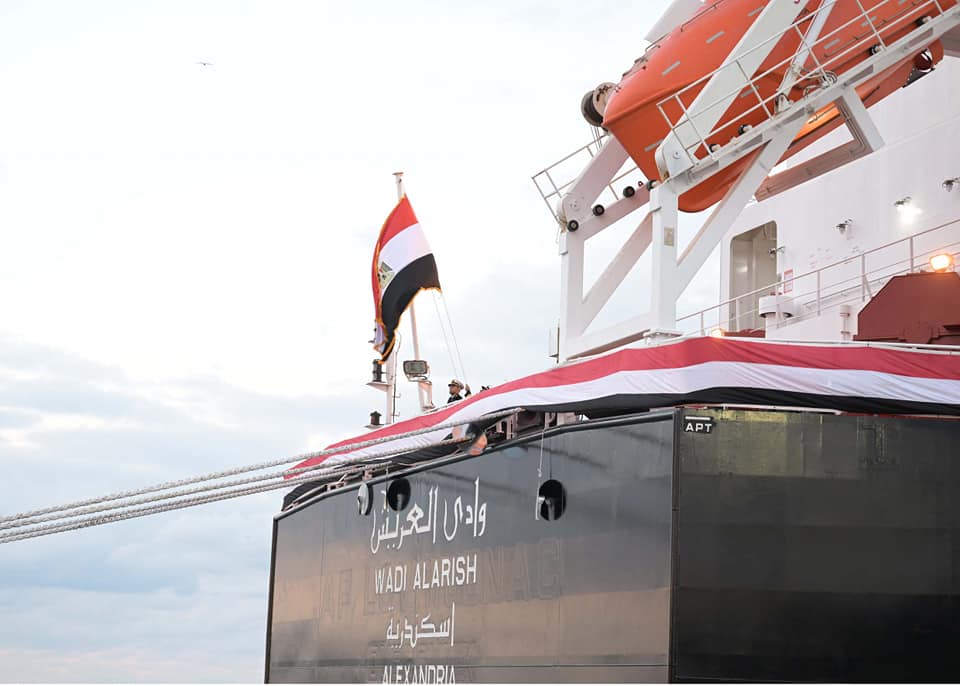 PM witnesses raising of Egyptian flag on ‘Wadi El Arish’ vessel: ‘jewel ...