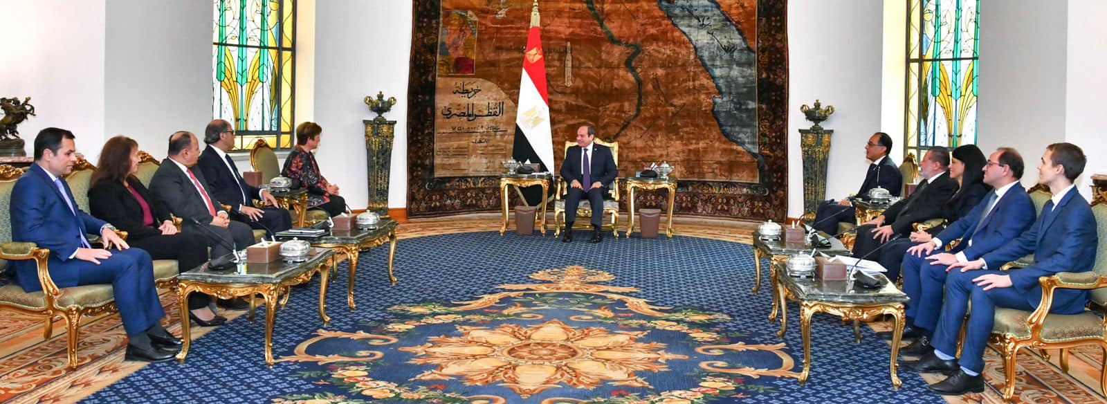 Sisi welcomes IMF chief in Egypt - Presidency 1