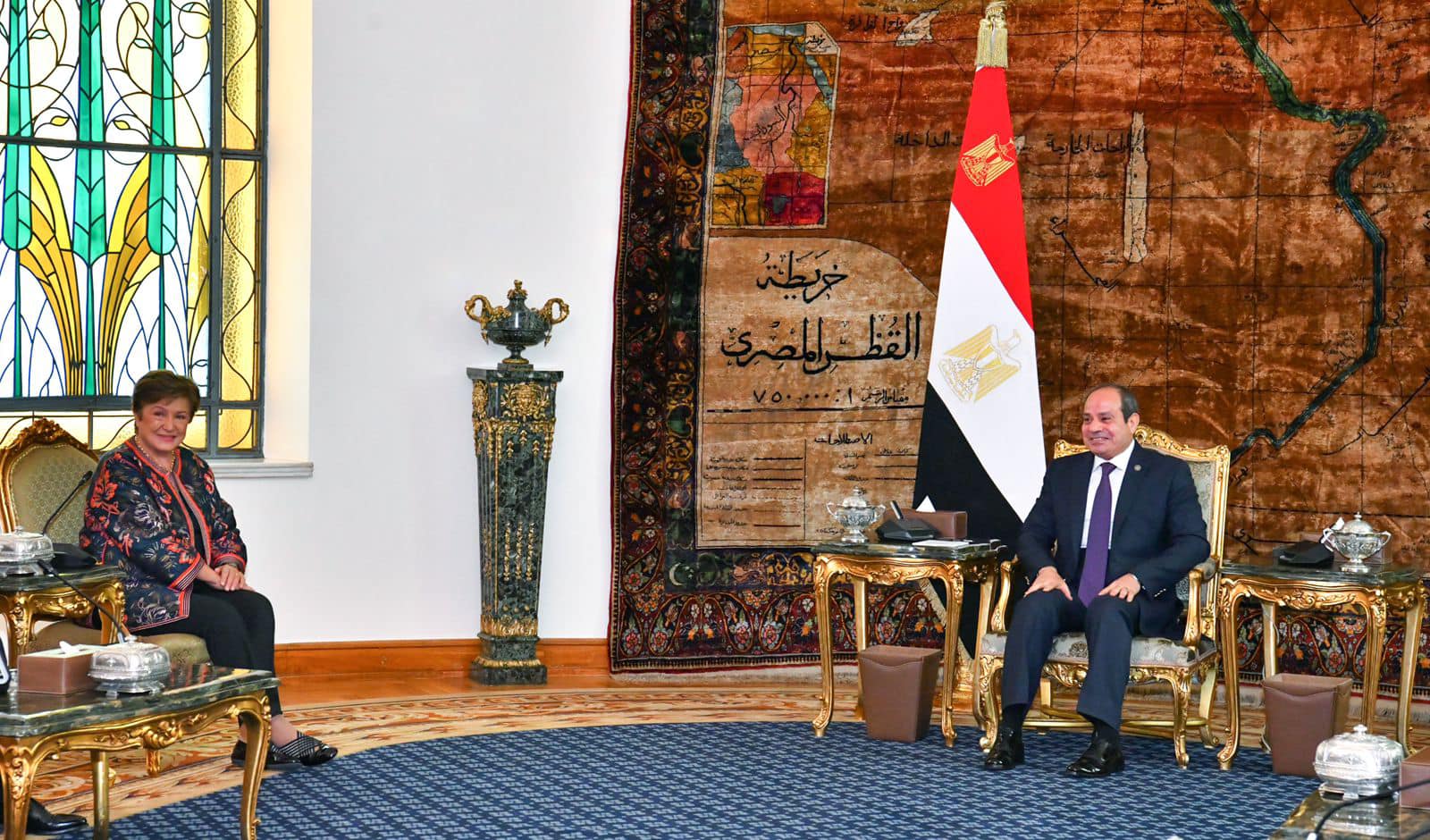 Sisi welcomes IMF chief in Egypt - Presidency