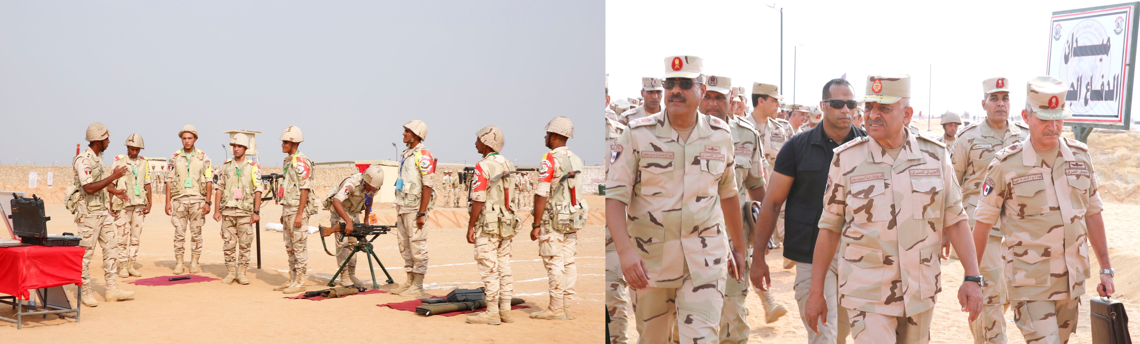 Egypt’s Defense Minister Abdel Meguid Saqr visits one of the formations of the Second Field Army – Army spox 2