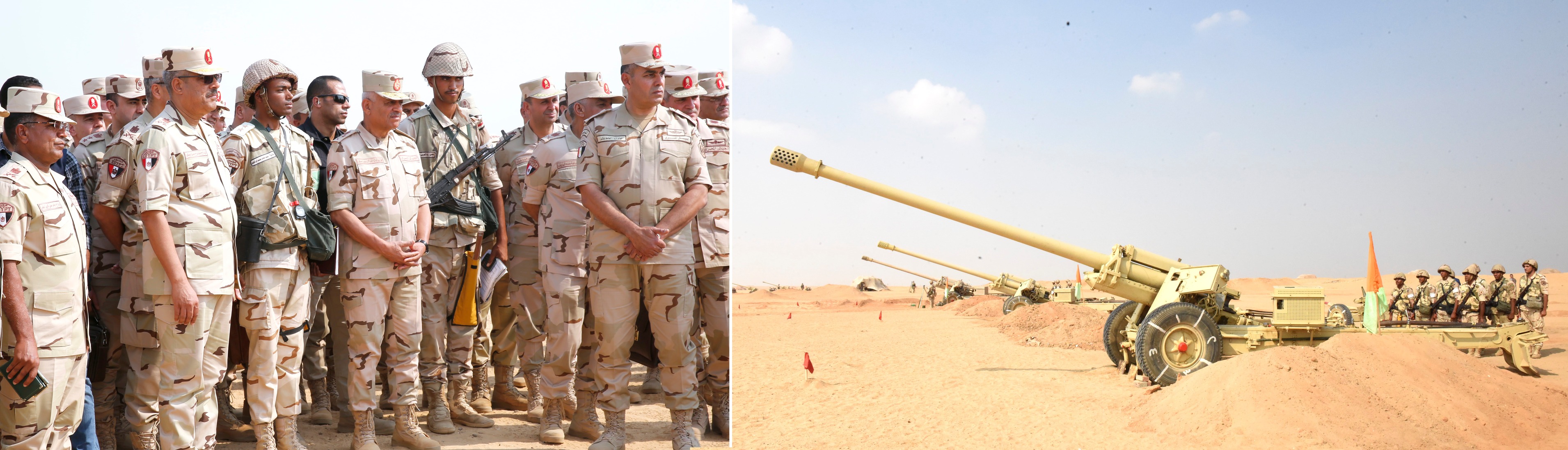 Egypt’s Defense Minister Abdel Meguid Saqr visits one of the formations of the Second Field Army – Army spox 1