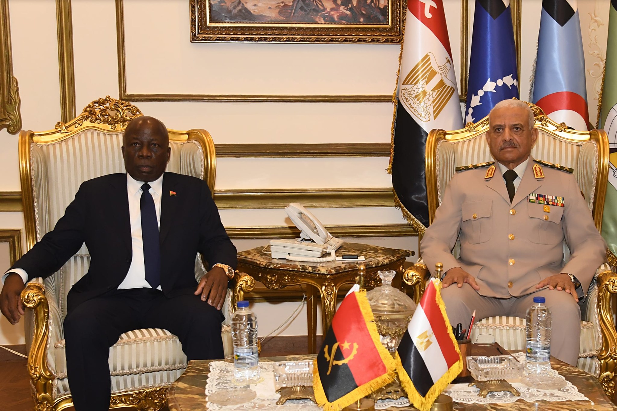 Egyptian and Angolan defense ministers meet in Egypt - Army spox 3