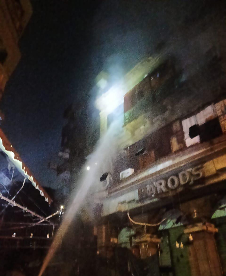 Cairo fire in Mosky district being extinguished