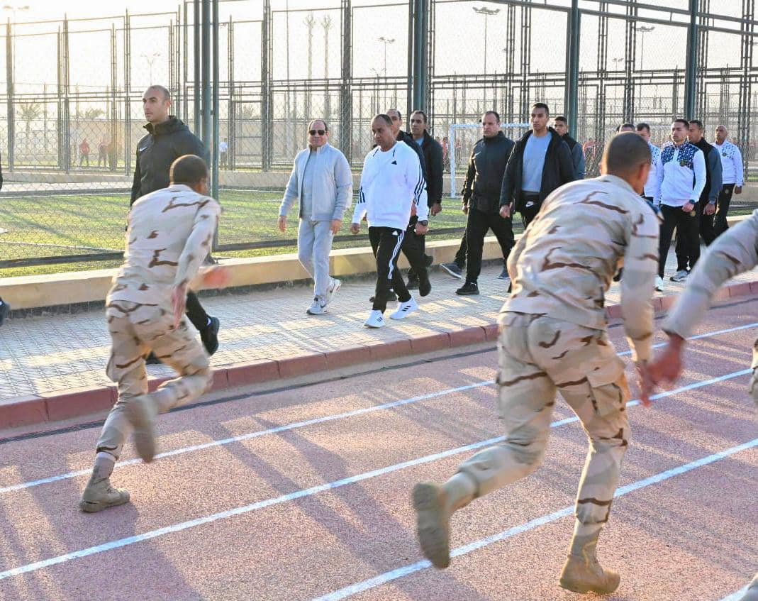 President Sisi visits Egyptian Military Academy to speak to students 6