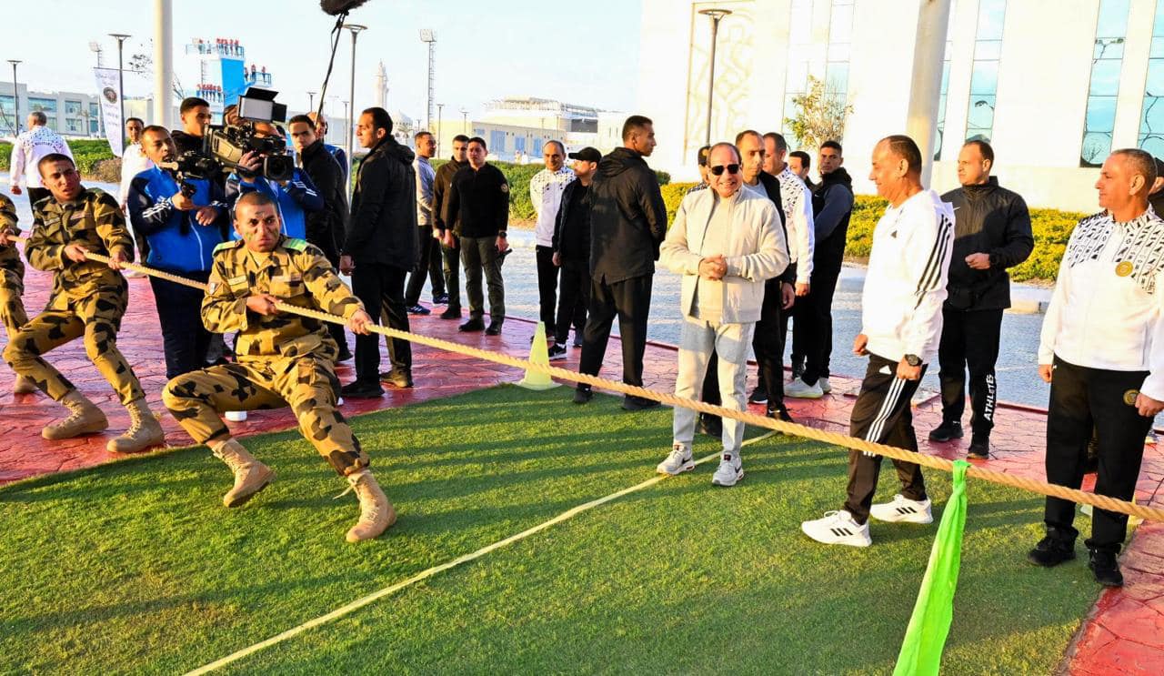 President Sisi visits Egyptian Military Academy to speak to students 7