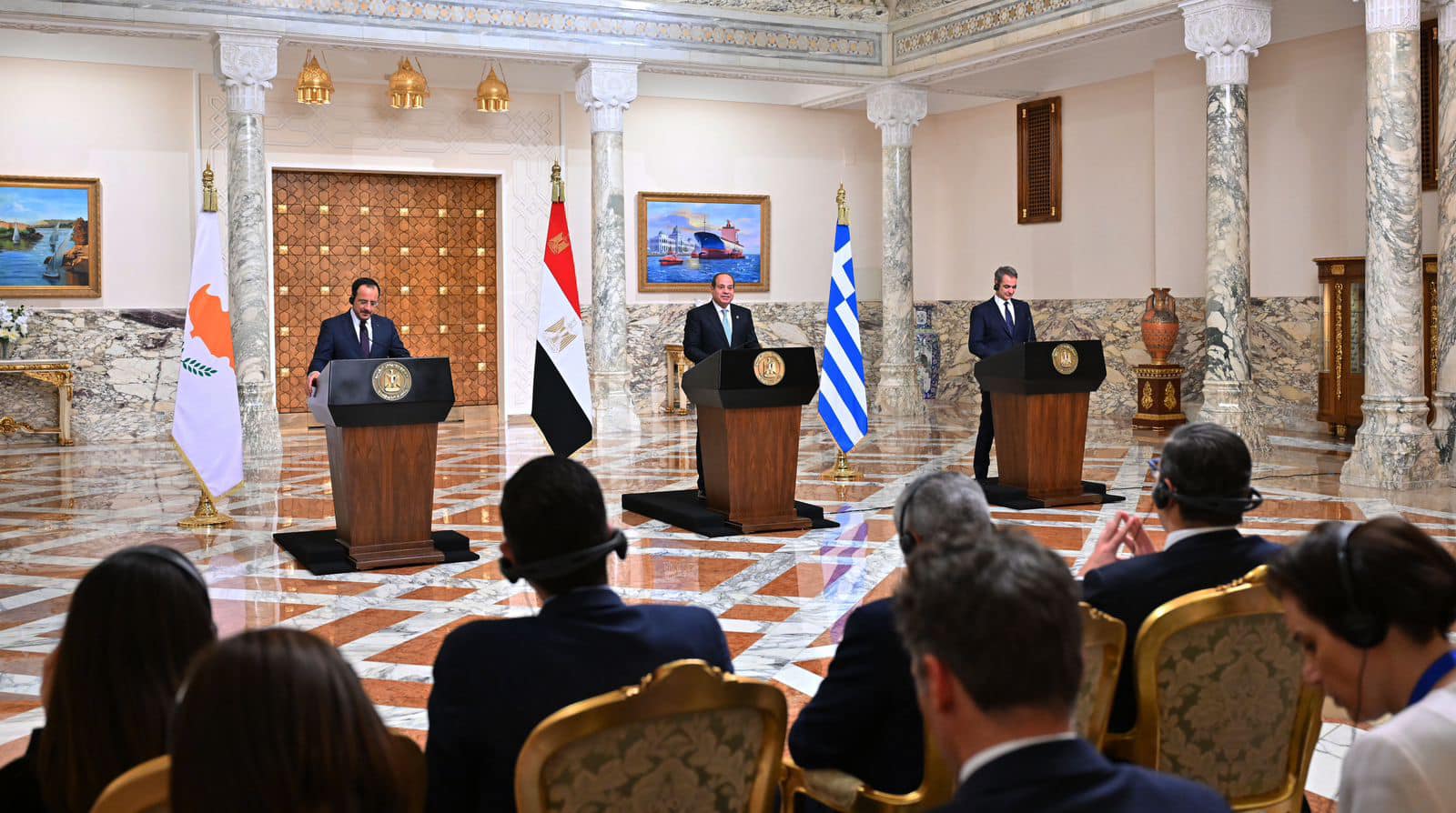 Trilateral summit Egypt Cyprus Greece