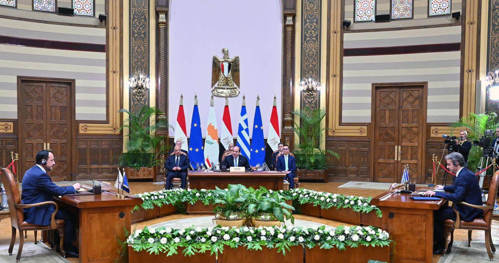 Trilateral summit Egypt Greece Cyprus