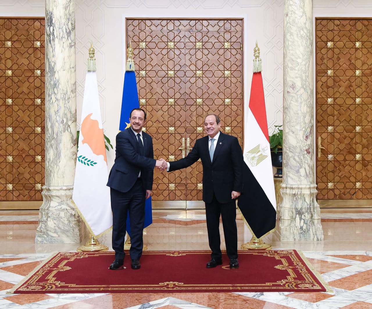 Sisi and Cyprus president