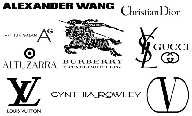 30 Fashion brands logo designs , lv louis vuitton , Gucci